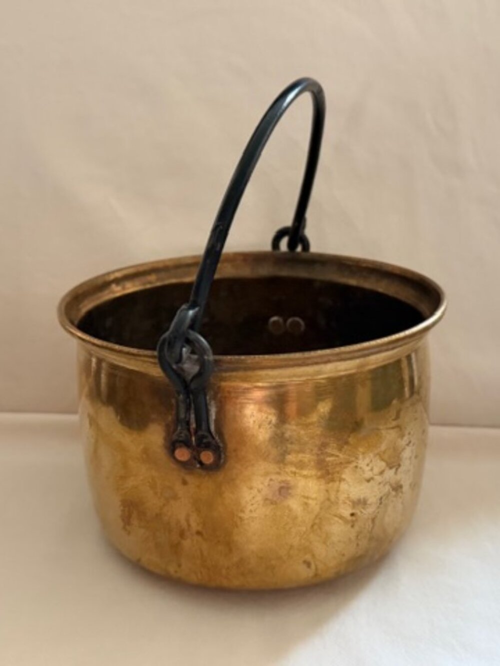 Vintage Brass Pot